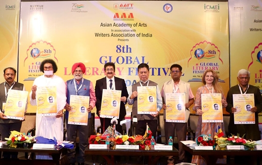 8th Global Literary Festival Noida Inaugurated at Marwah Studios