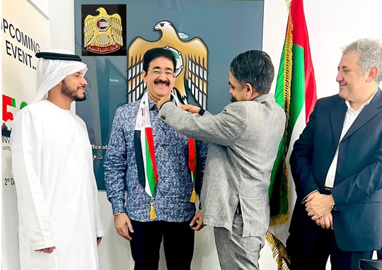 Sandeep Marwah Honoured In Dubai