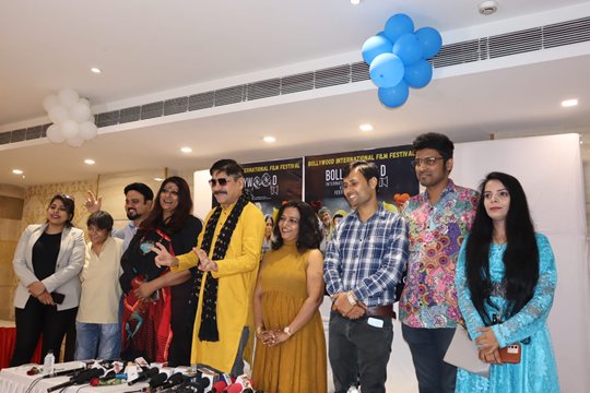 Yashpal Sharma-Pratibha Sharma Launch Third Bollywood International Film Festival (BIFF) With Presscon At Carnival Cinemas