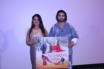 Sangeeta Tiwari And Aman Kumar’s Music Video KESARIYA Launched In The Presence Of Celebrity Guests Dilip Sen – Divyaraj Srivastava