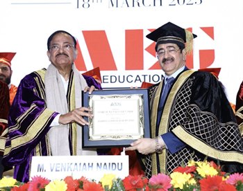 Former Vice President Venkaiah Naidu Blesses 12th Convocation Of Asian Education Group