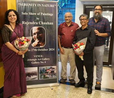 SERENITY IN NATURE Solo Show Of Paintings By Well-Known Artist Rajendra Chauhan In Jehangir