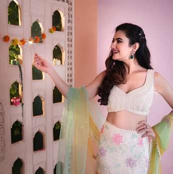 Actress Ruchi Gujjar Celebrates Diwali In Style